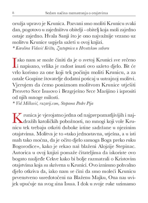 Sveta Krunica — sedam načina razmatranja o otajstvima - Slika 4